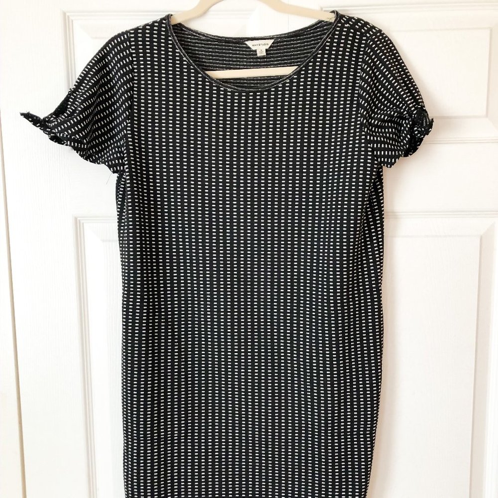 Black and White Mini Dress